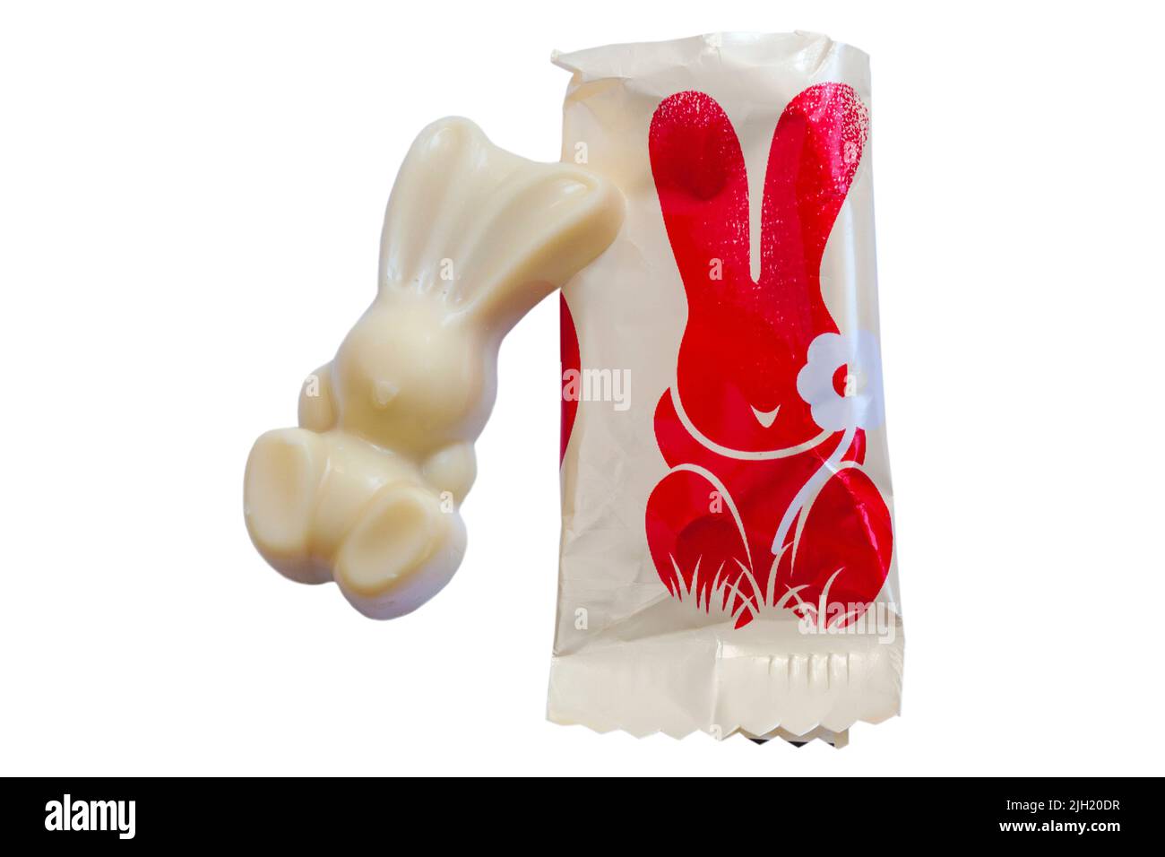 white Maltesers mini bunnies white chocolate bunnies removed from