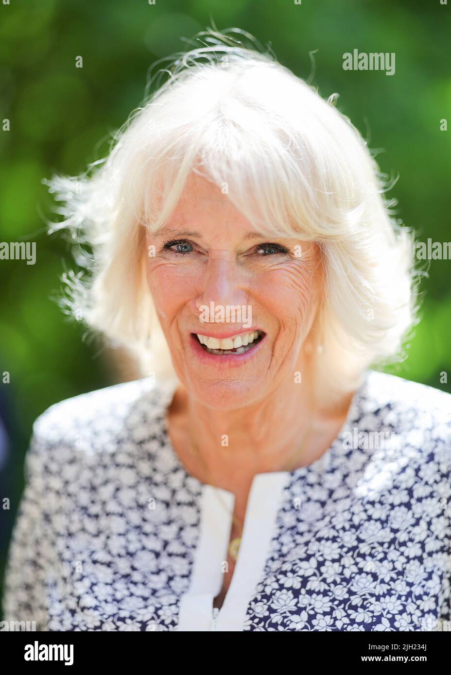 The Duchess of Cornwall as she hosts a reception at Clarence House