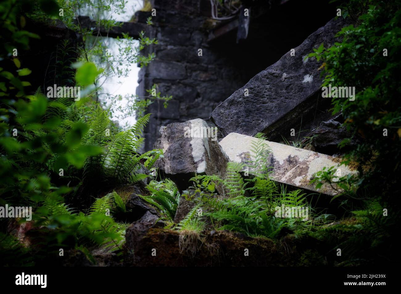 Eerie Hotel Stock Photo