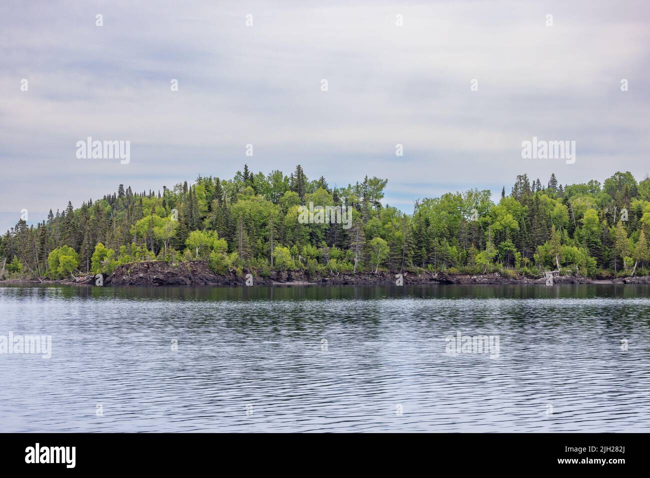 Lake Superior Islands Scenic Landscape Stock Photo Alamy
