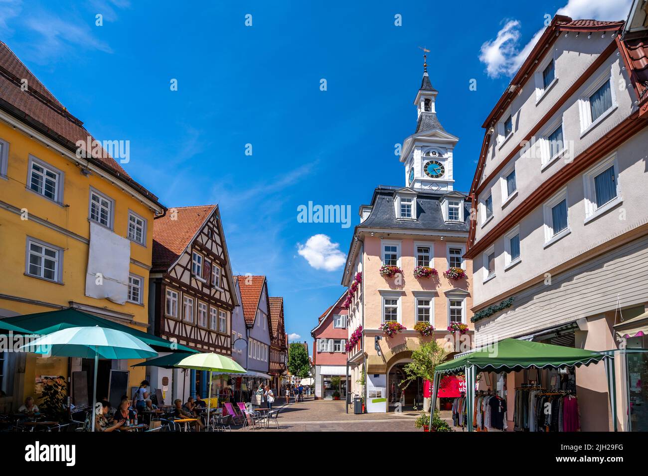 Historical city of Aalen, Germany Stock Photo Alamy