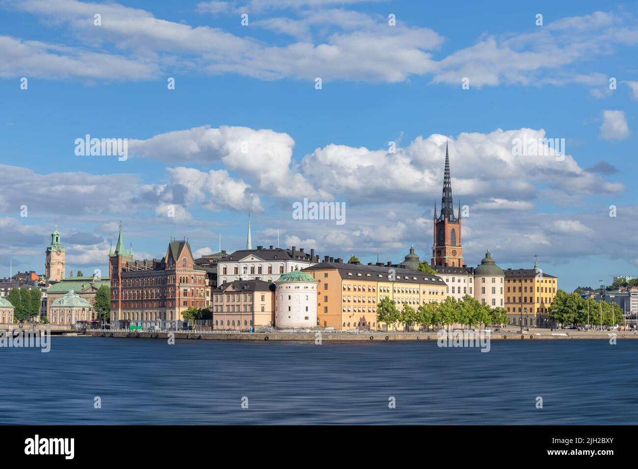 Stockholm skyline in Old Town (Gamla Stan), Sweden Stock Photo