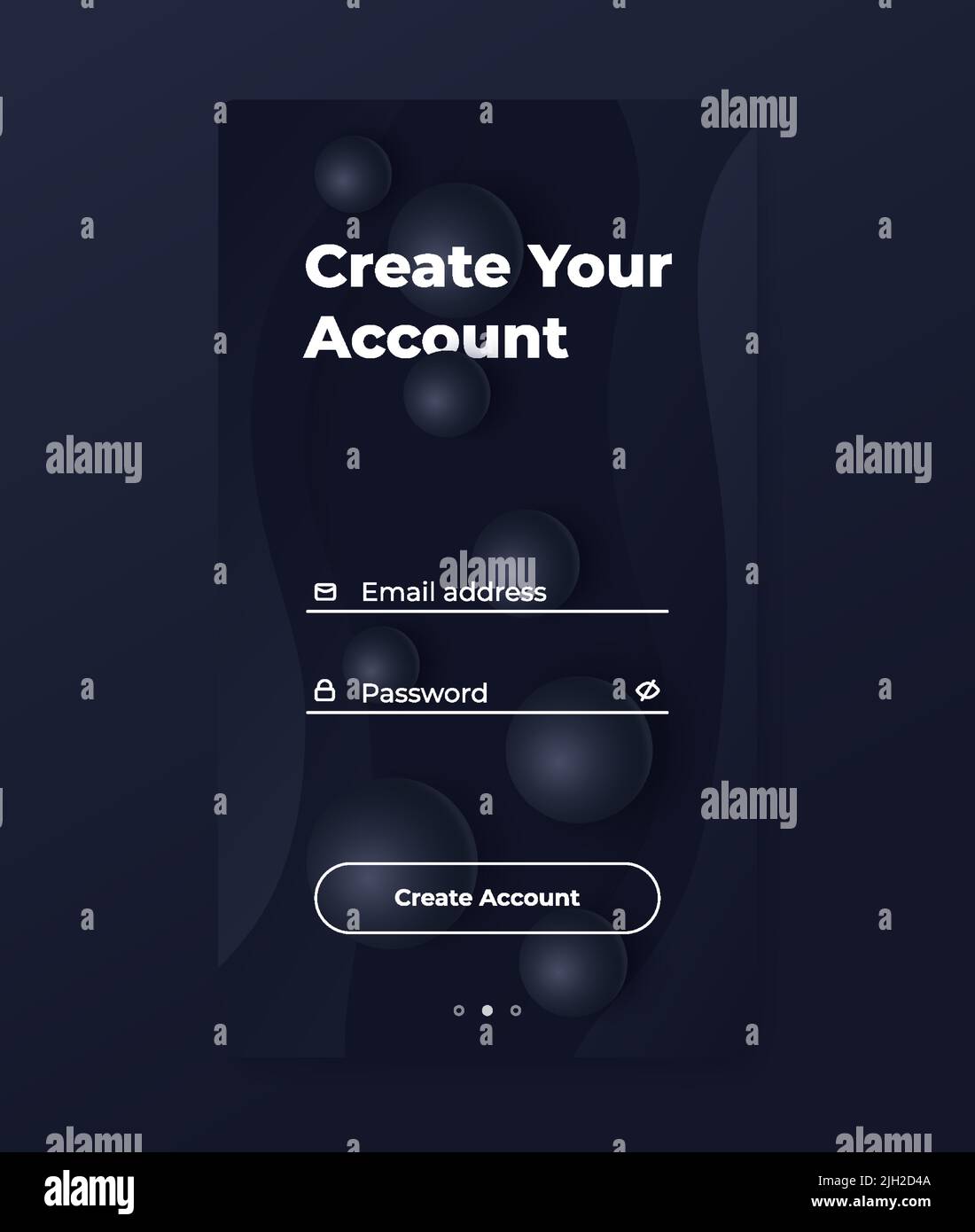 Create user form ui template Stock Vector Images - Alamy