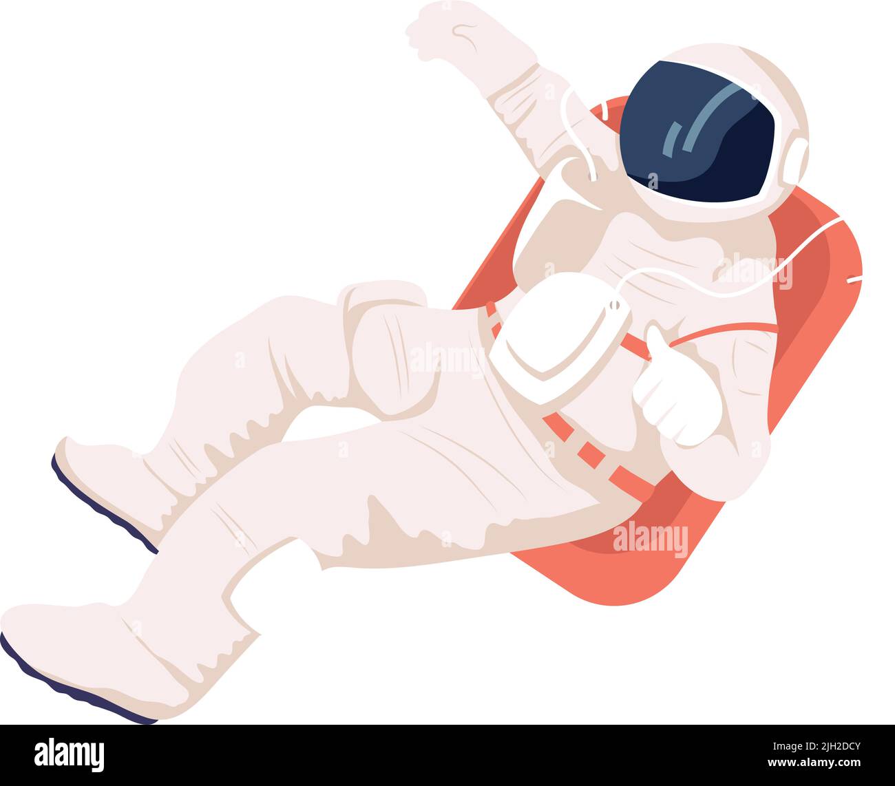 astronaut floating character space icon Stock Vector Image & Art - Alamy
