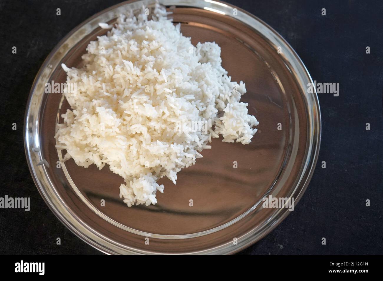 A FULL PLATE RICE READY TO SERVE Stock Photo - Alamy