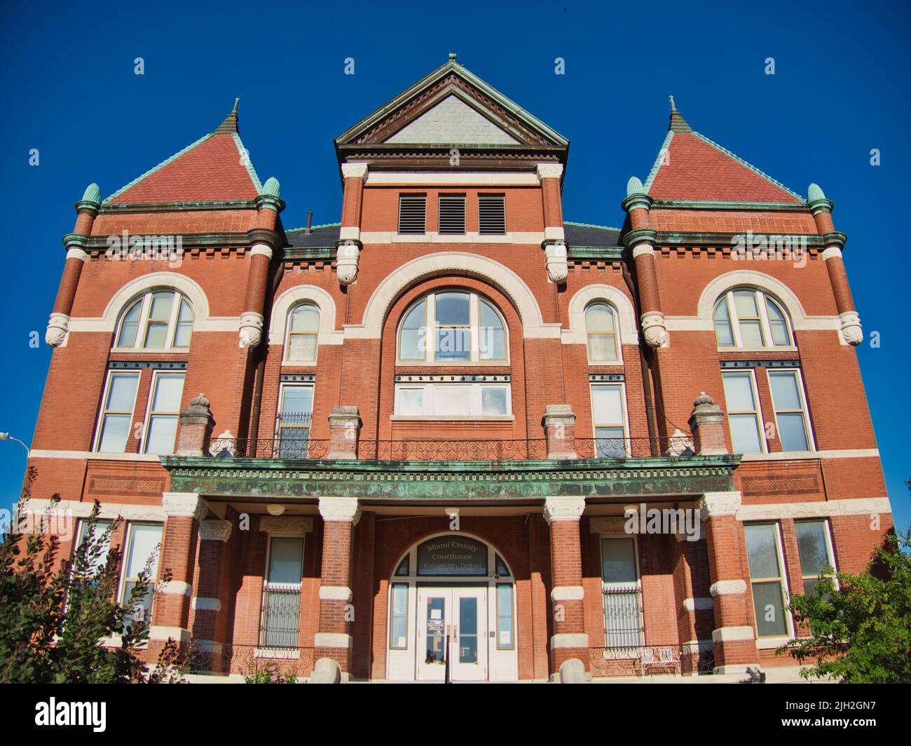 Paola, Kansas July 12, 2022 Historic Miami County KS Courthouse Stock Photo Alamy