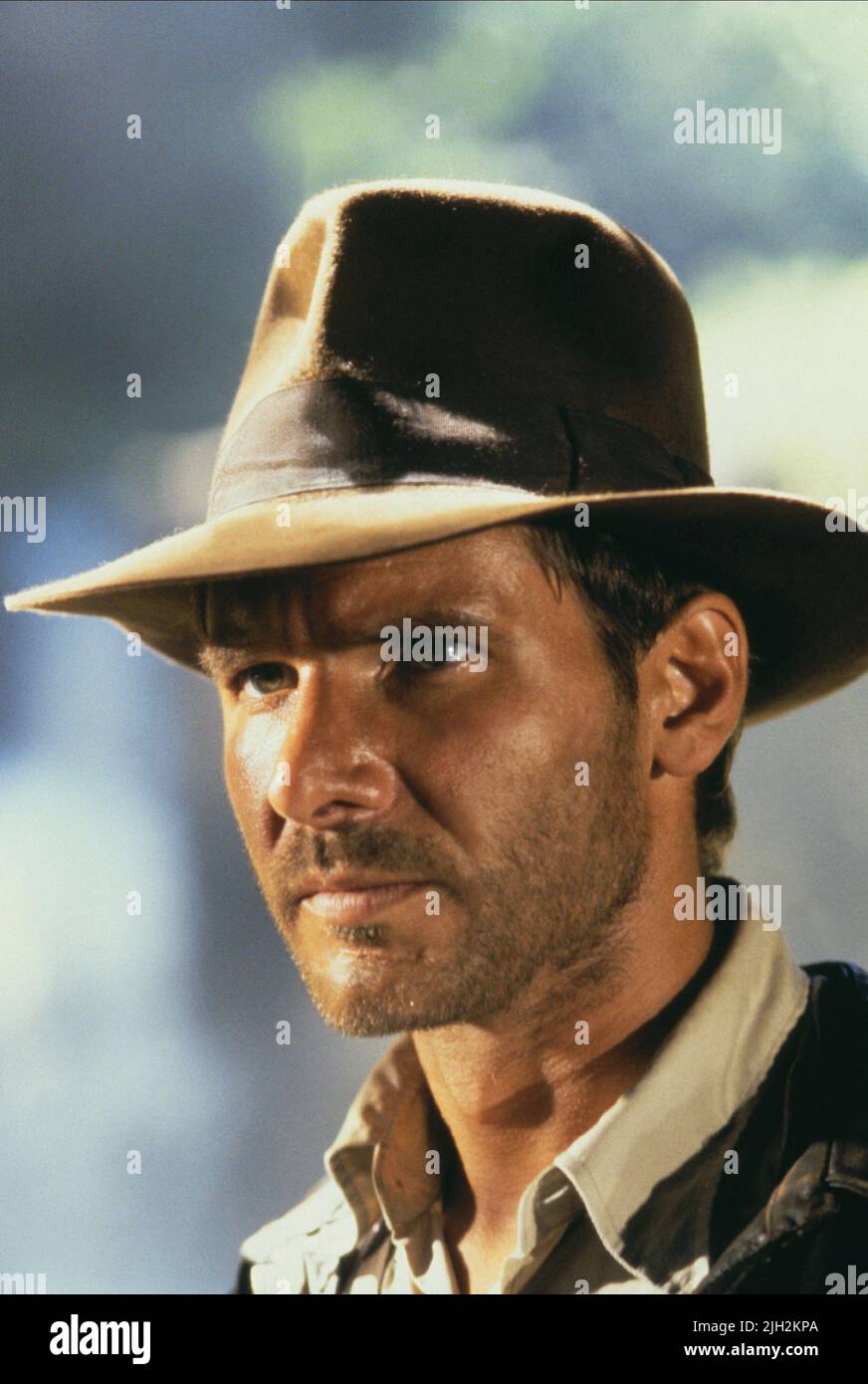 HARRISON FORD, RAIDERS OF THE LOST ARK, 1981 Stock Photo