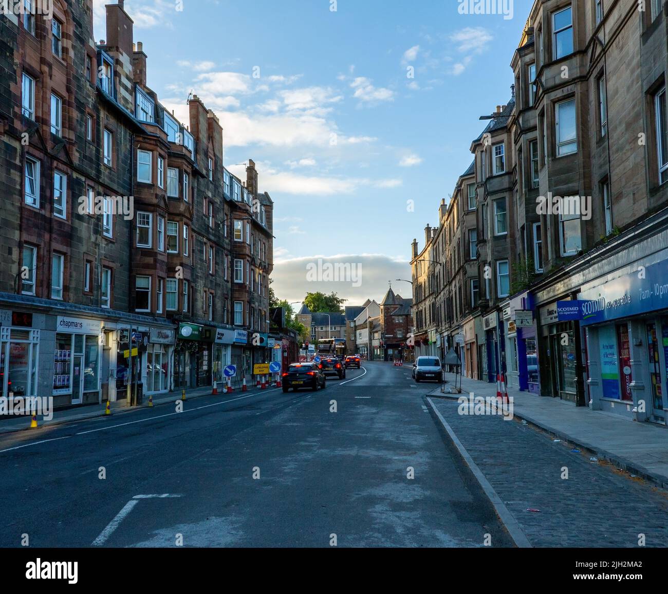 More Road works in Roseburn, Edinburgh, Scotland Stock Photo Alamy