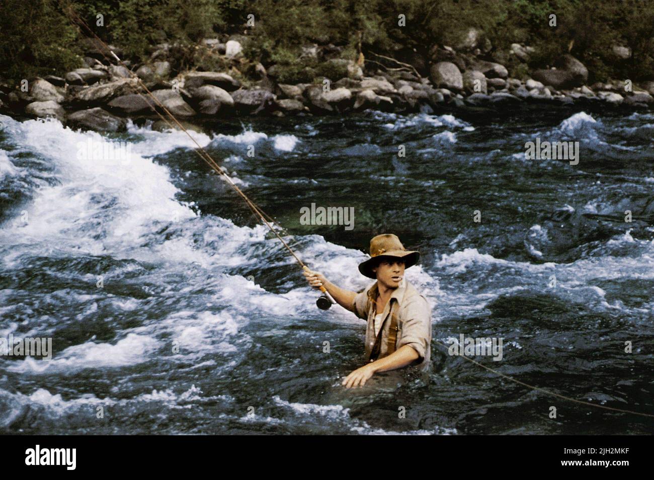 BRAD PITT, A RIVER RUNS THROUGH IT, 1992 Stock Photo