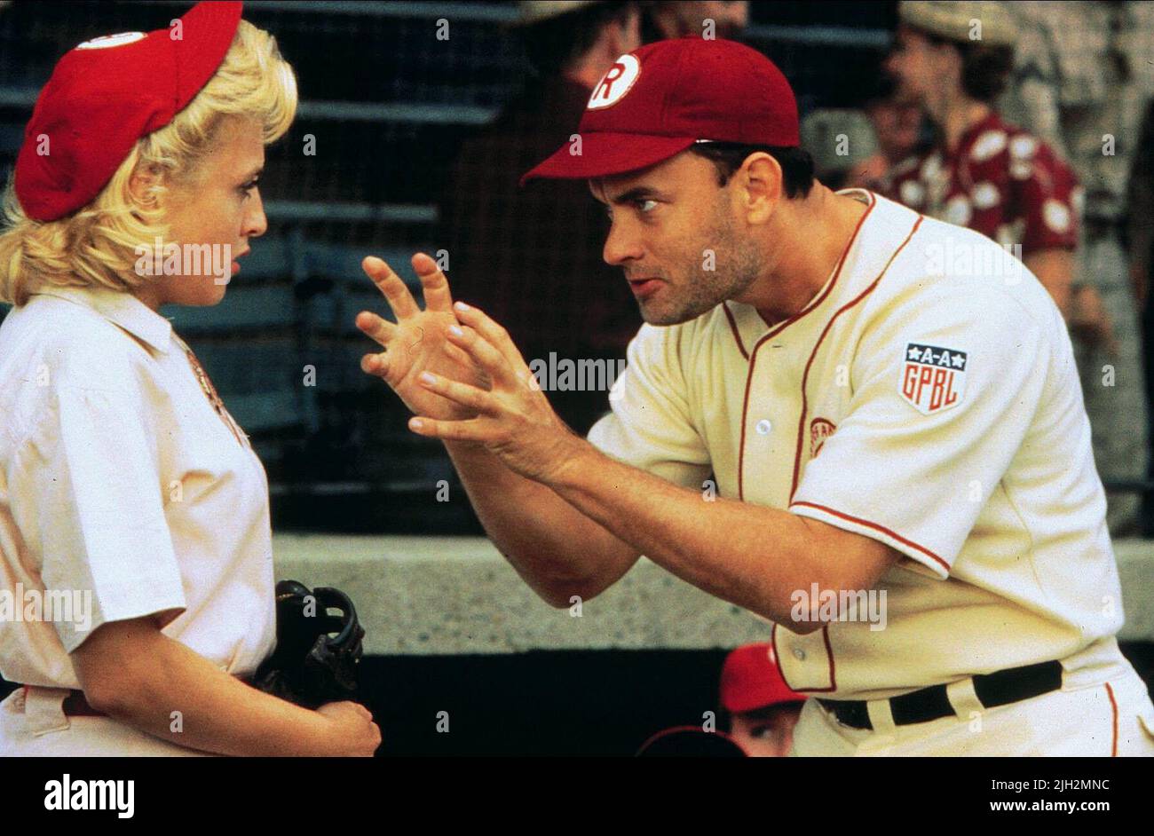 PETTY,HANKS, A LEAGUE OF THEIR OWN, 1992 Stock Photo