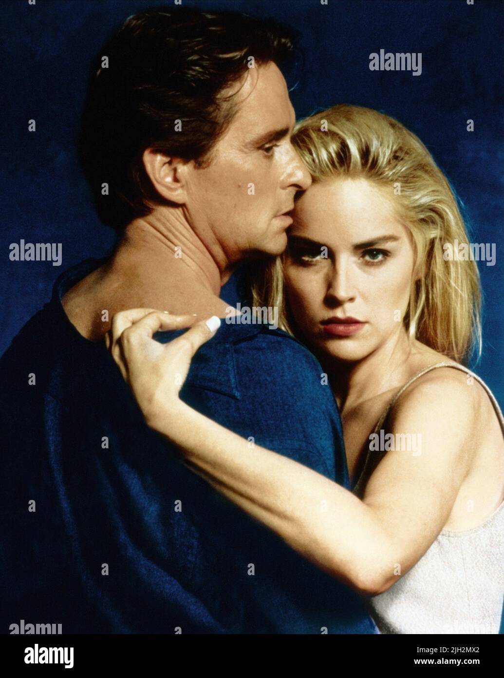 DOUGLAS,STONE, BASIC INSTINCT, 1992 Stock Photo