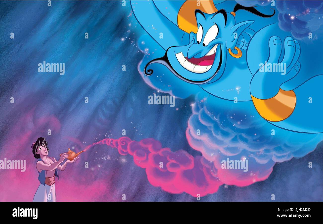 Aladdin genie hi-res stock photography and images - Alamy