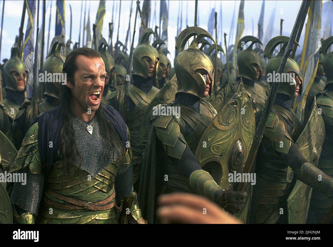 HUGO WEAVING, THE LORD OF THE RINGS: THE FELLOWSHIP OF THE RING, 2001 Stock Photo