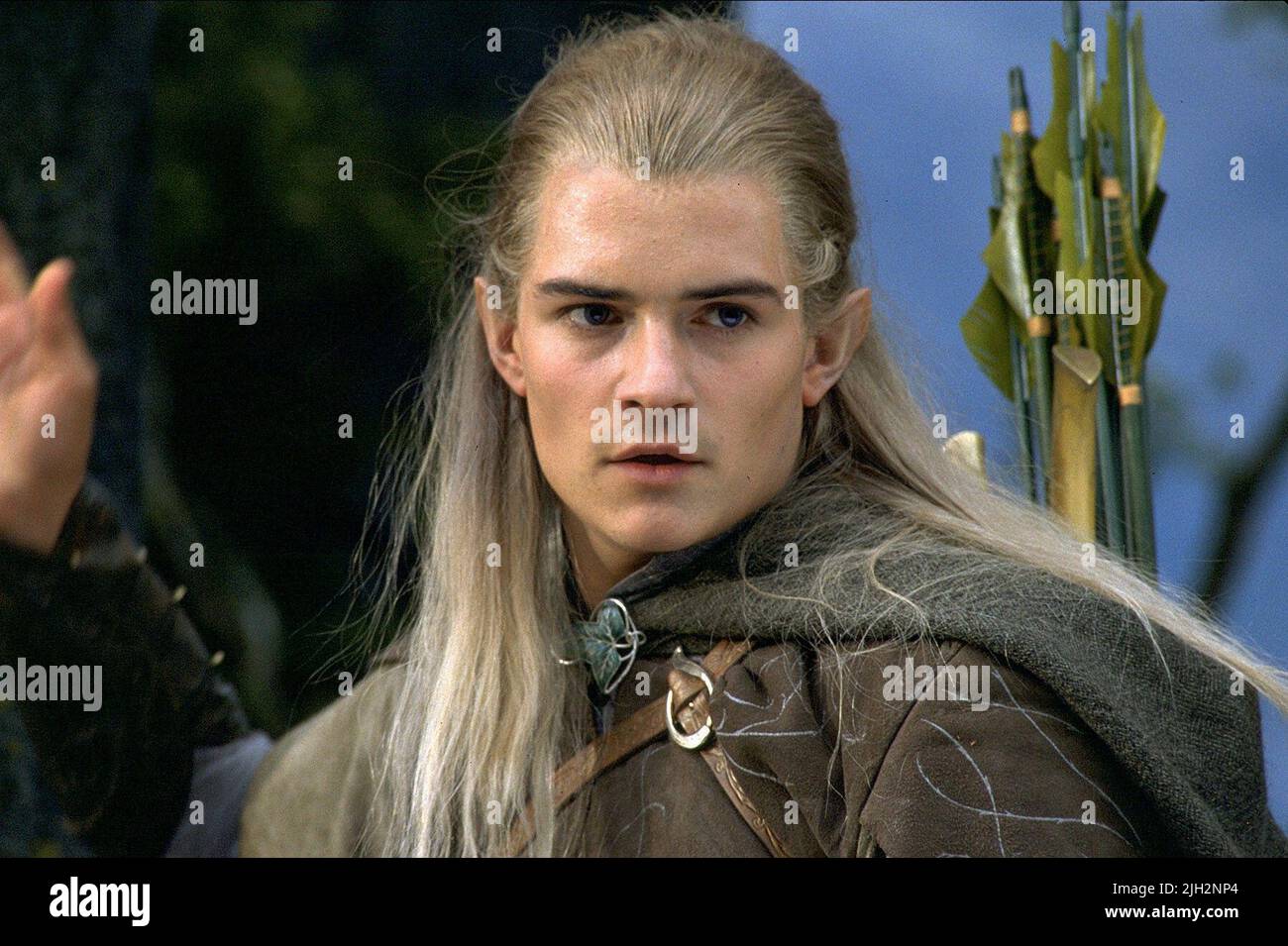 ORLANDO BLOOM, THE LORD OF THE RINGS: THE FELLOWSHIP OF THE RING, 2001 Stock Photo