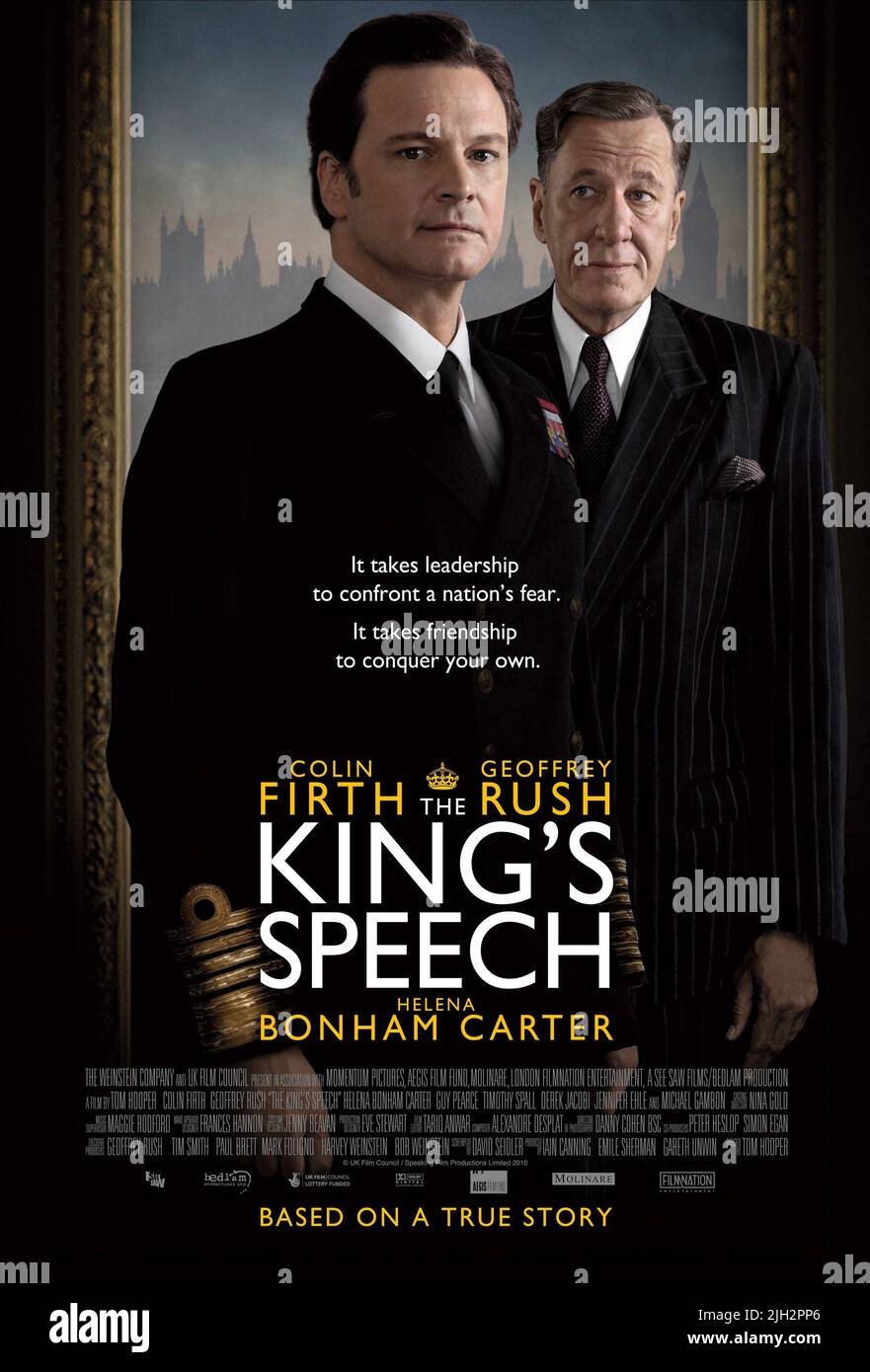 FIRTH,POSTER, THE KING'S SPEECH, 2010 Stock Photo