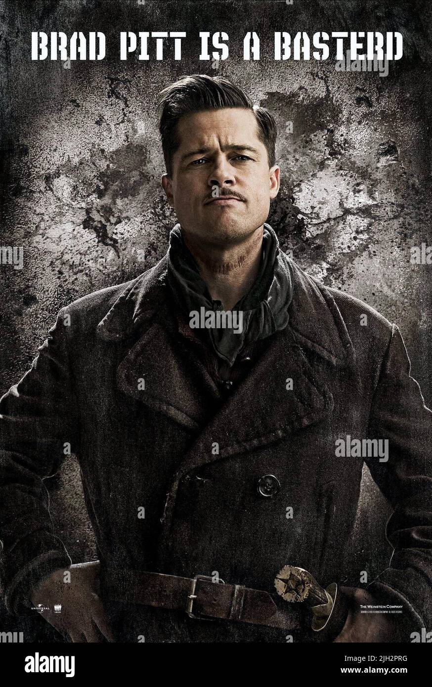 BRAD PITT POSTER, INGLOURIOUS BASTERDS, 2009 Stock Photo