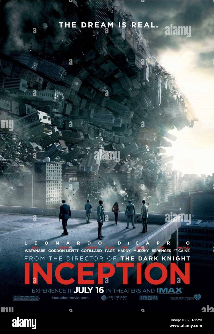 Inception movie poster hi-res stock photography and images - Alamy