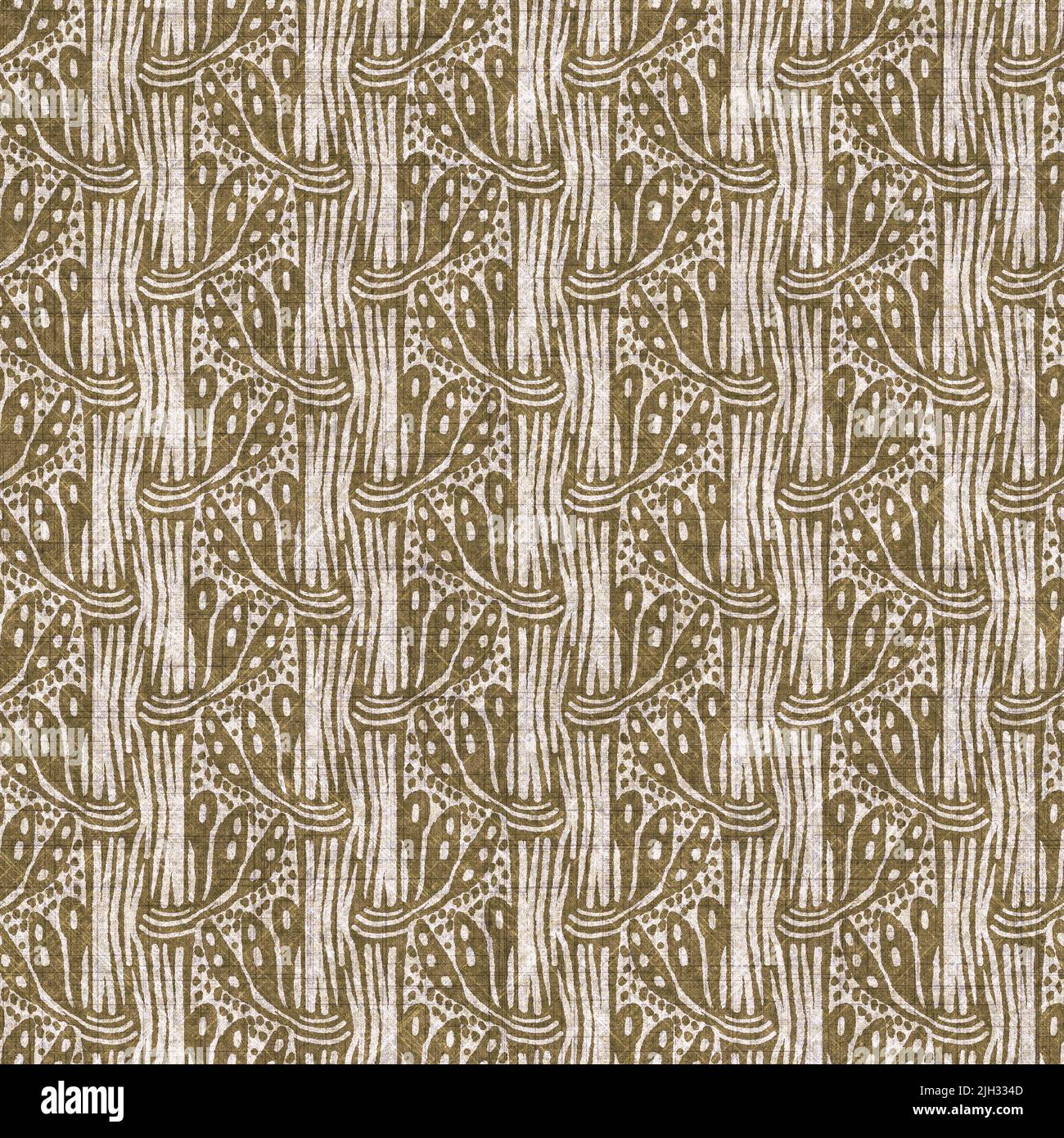 Sepia brown doodle canvas effect seamless texture. Material hand drawn ...