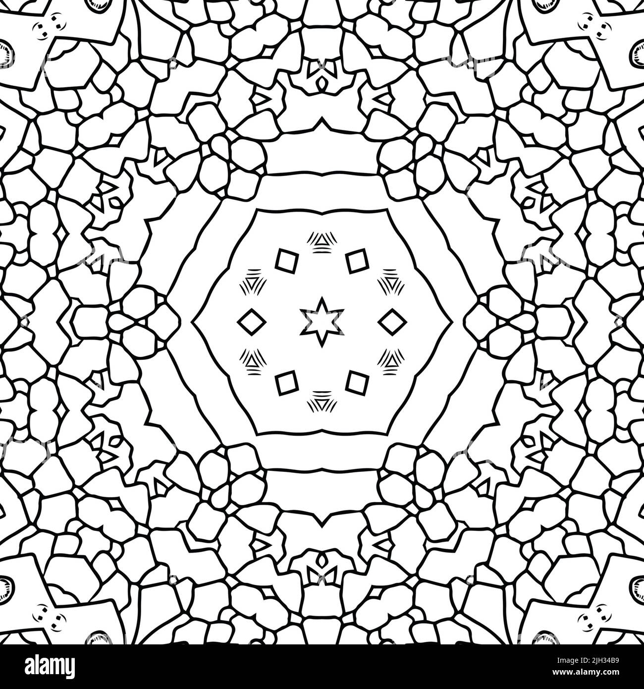 Abstract Computer generated Fractal design. A fractal is a never-ending ...
