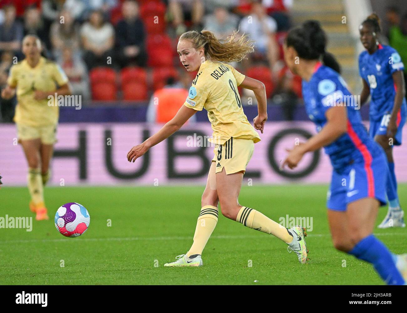 Belgium's Feli Delacauw pictured in action during a game between