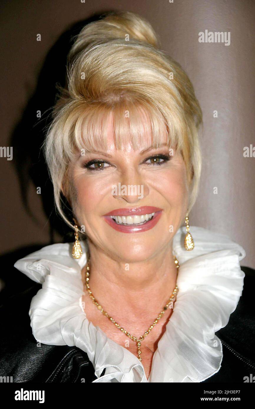 May 29, 2006 - New York, New York, U.S. - IVANA TRUMP attends screening party for the premiere of the reality show, ''Ivana Young Man'' at the Tribeca Grand Hotel, New York New York. (Credit Image: © Barry Talesnick/Globe Photos via ZUMA Wire) Stock Photo