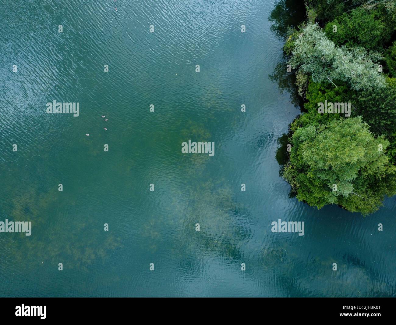 Drone aerial view green island hi-res stock photography and images - Alamy