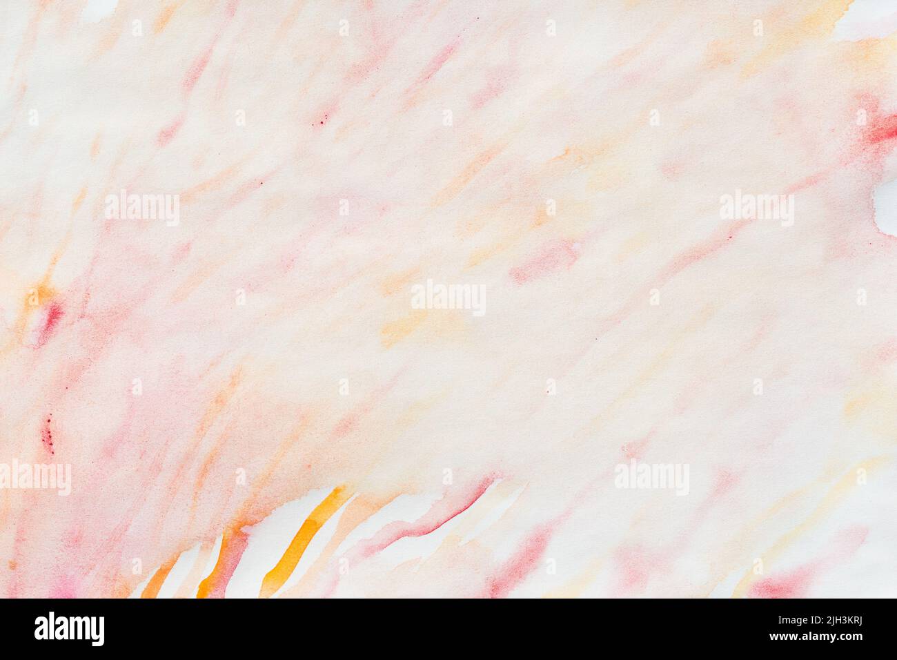 pale multicolored watercolor painted background texture Stock Photo