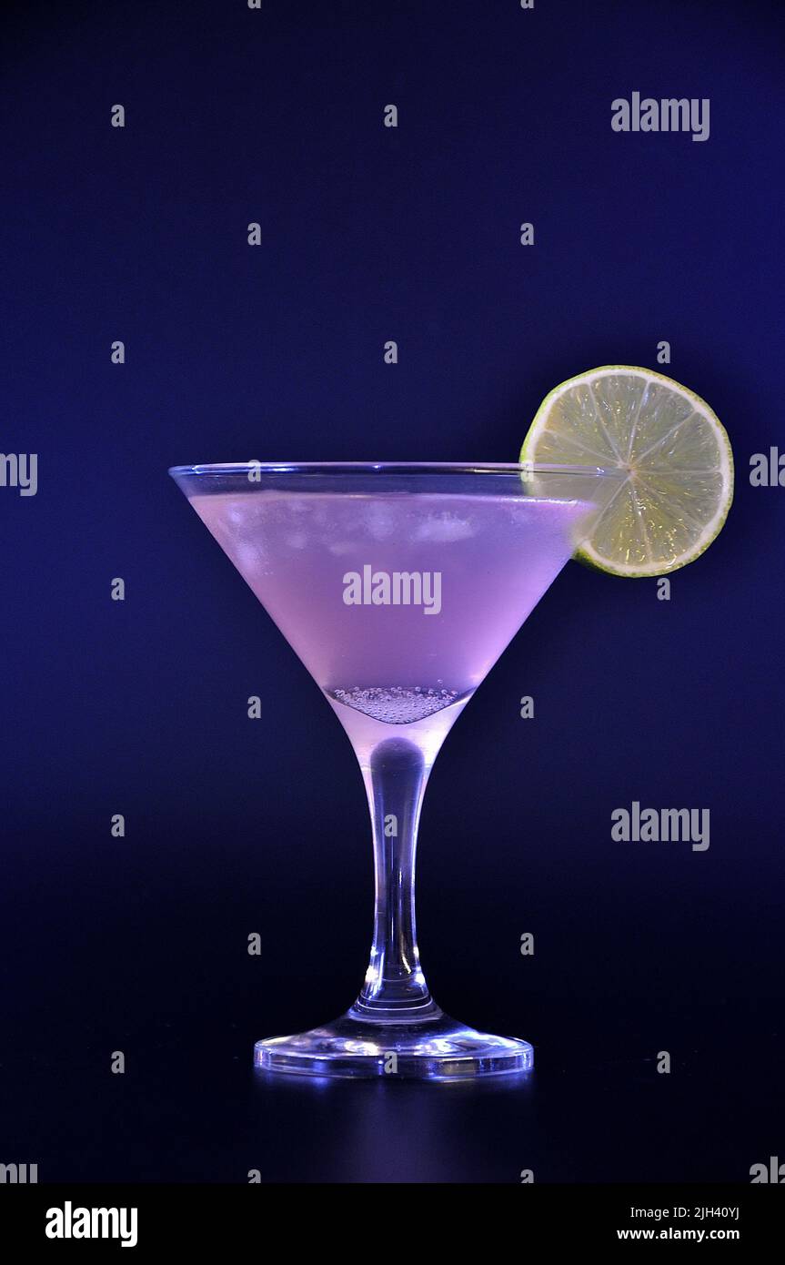 Cosmopolitan cocktail, a refreshing drink in a tall glass with ice and