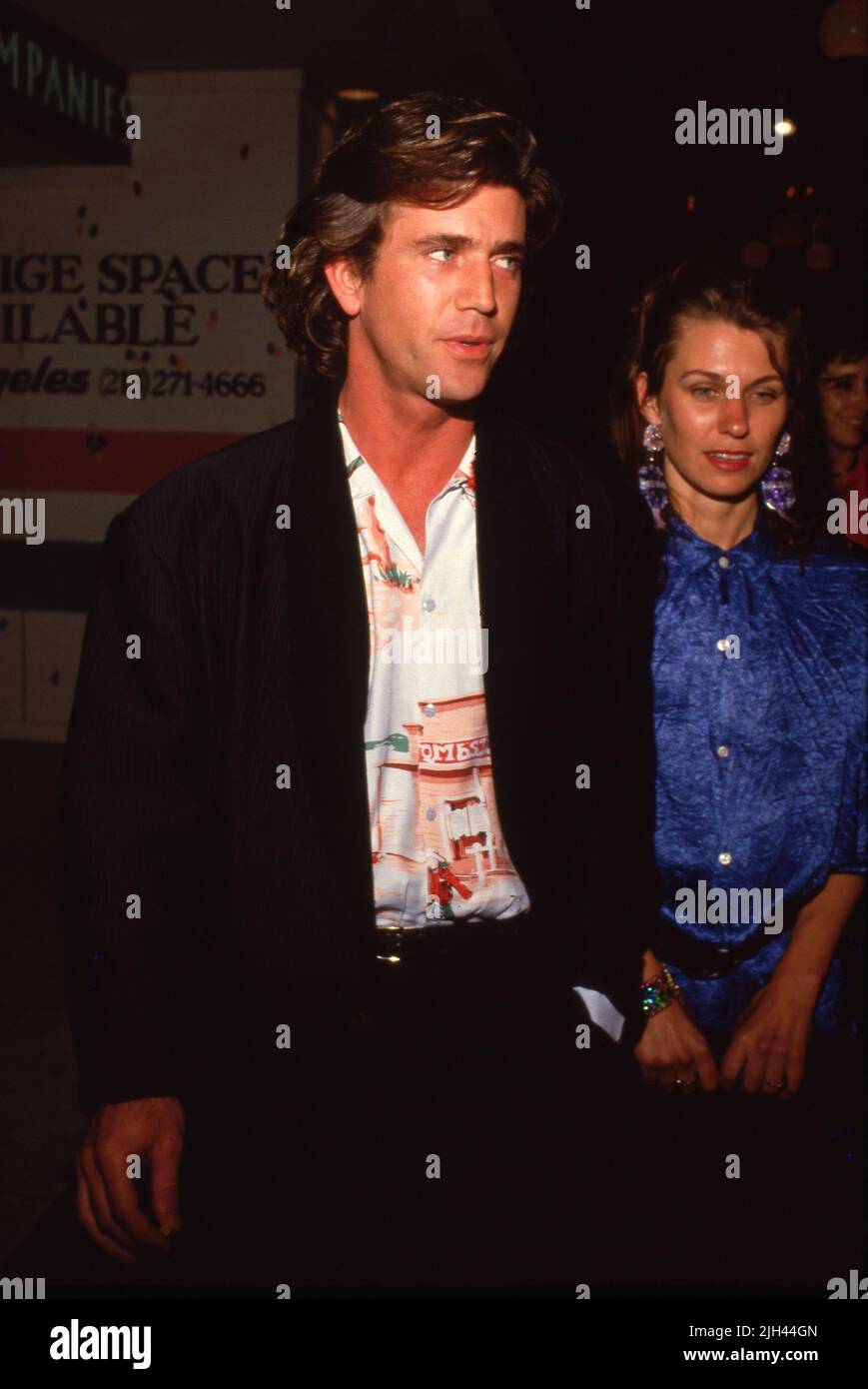 Mel Gibson and Robyn Gibson at the premiere of Ruthless People June 24, 1986 Credit: Ralph Dominguez/MediaPunch Stock Photo