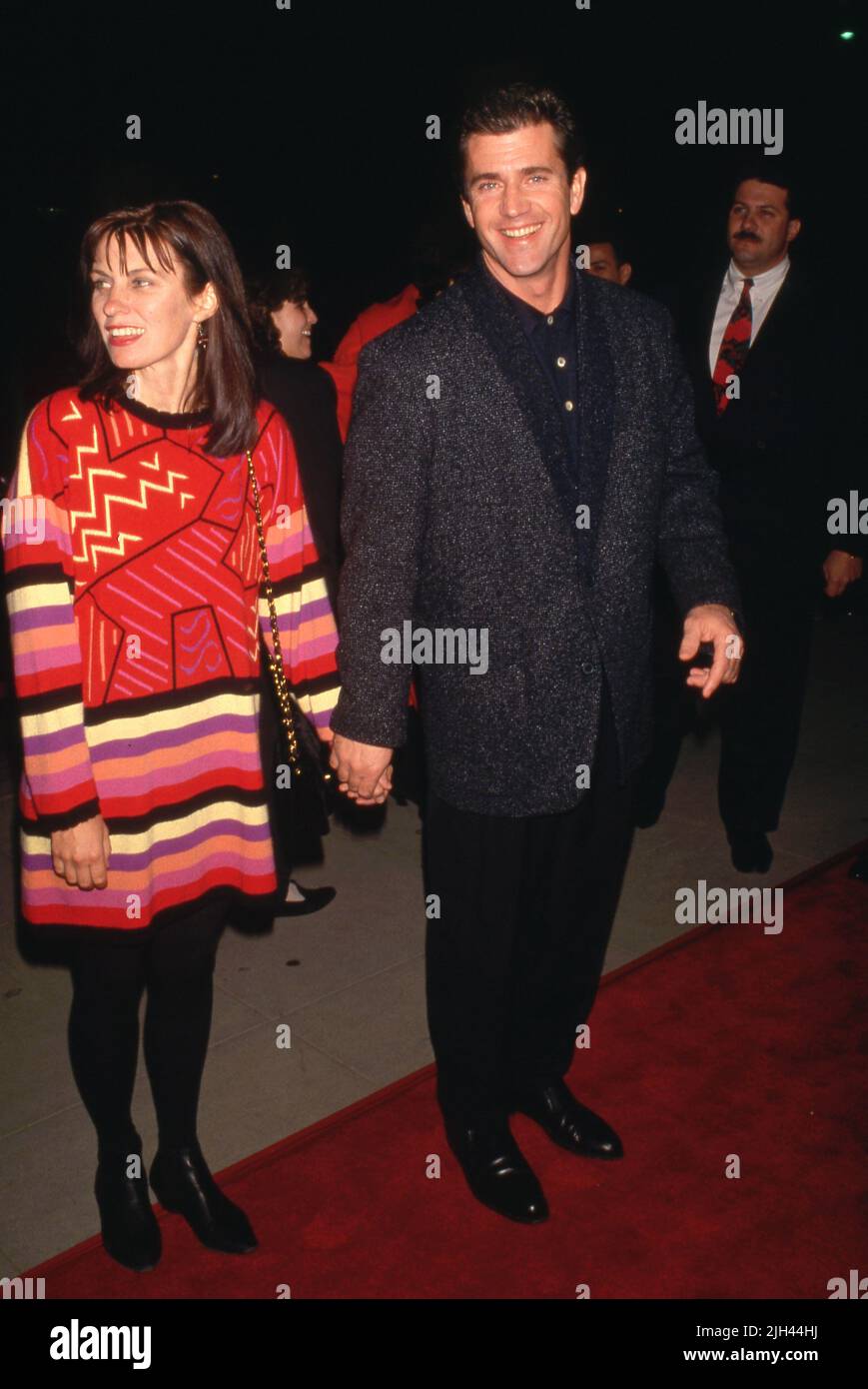 Mel Gibson and Robyn Gibson at Los Angeles Premiere of Forever Young December 11, 1992  Credit: Ralph Dominguez/MediaPunch Stock Photo