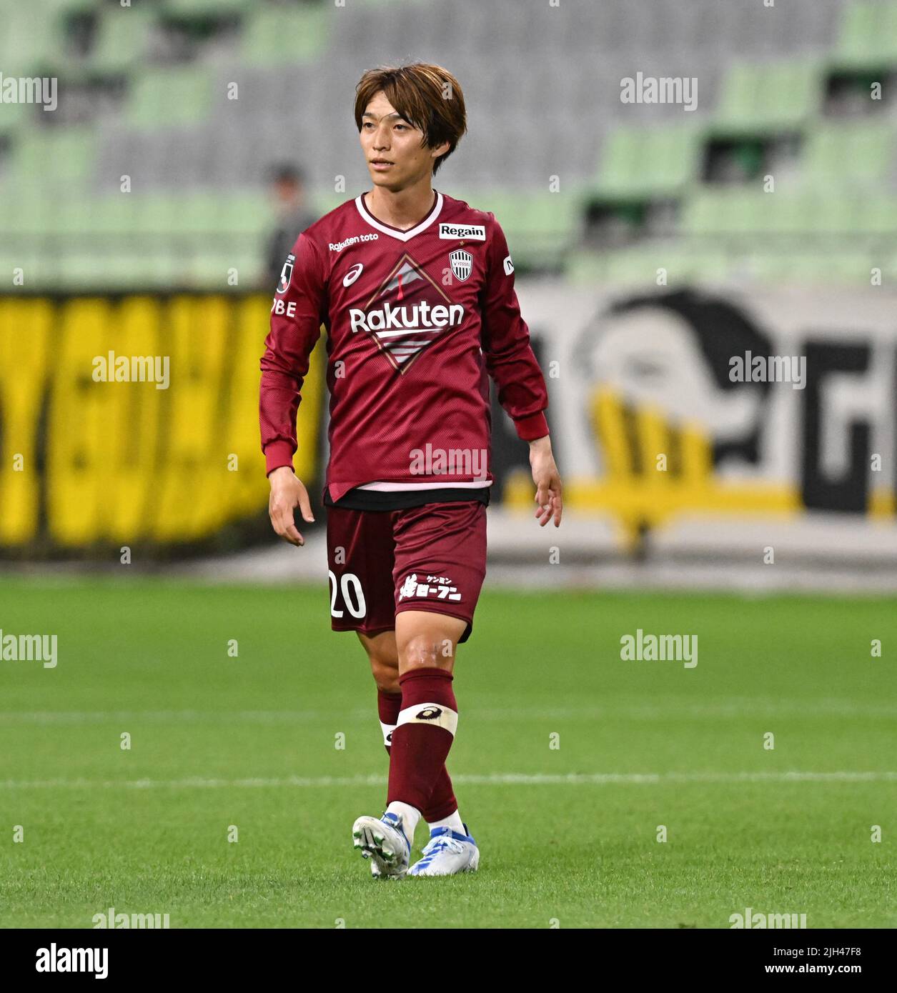 Hyogo, Japan. 13th July, 2022. Shion Inoue (Vissel) Football