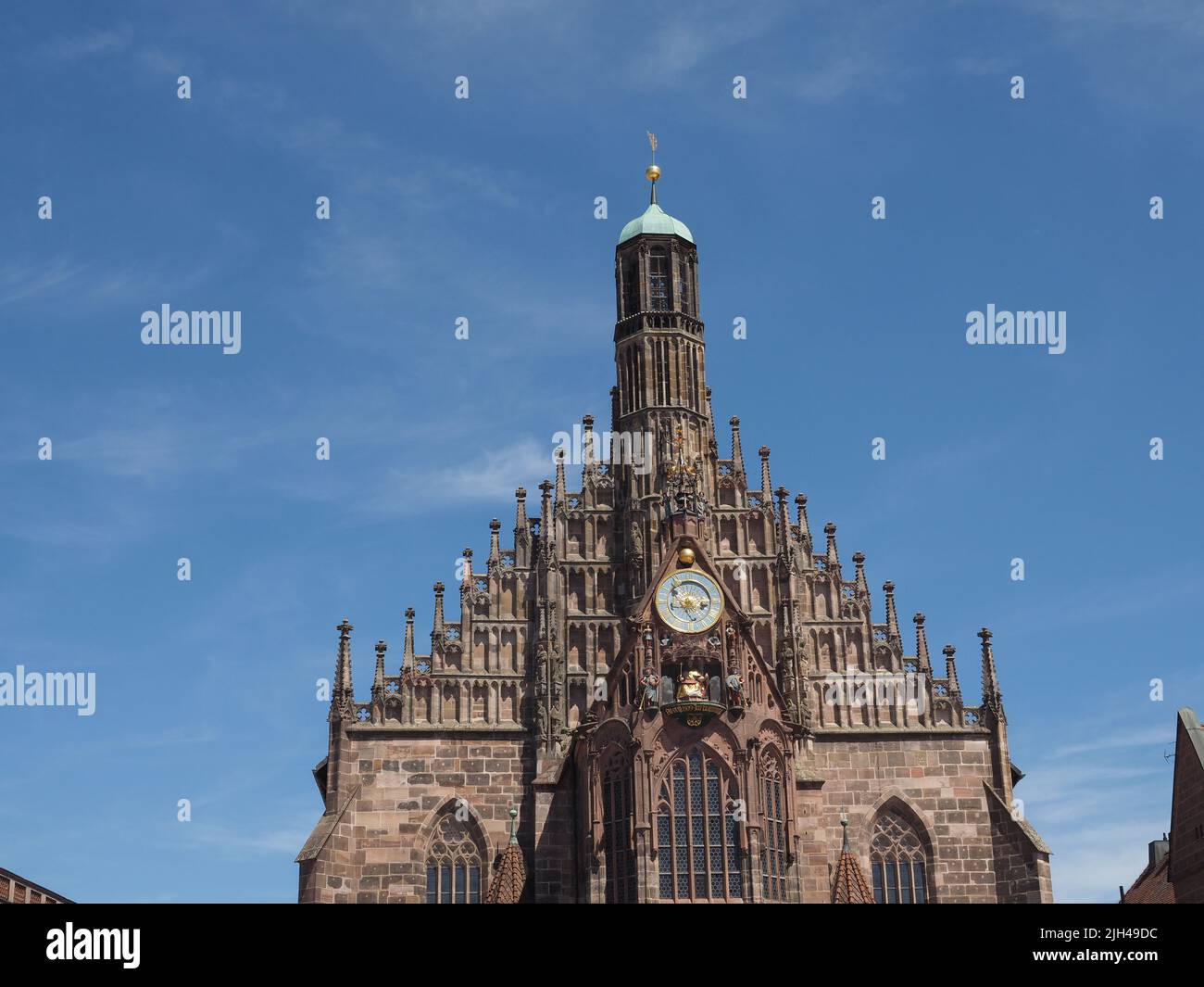 Frauenkirche, translation Our Lady roman catholic church in Nuernberg ...