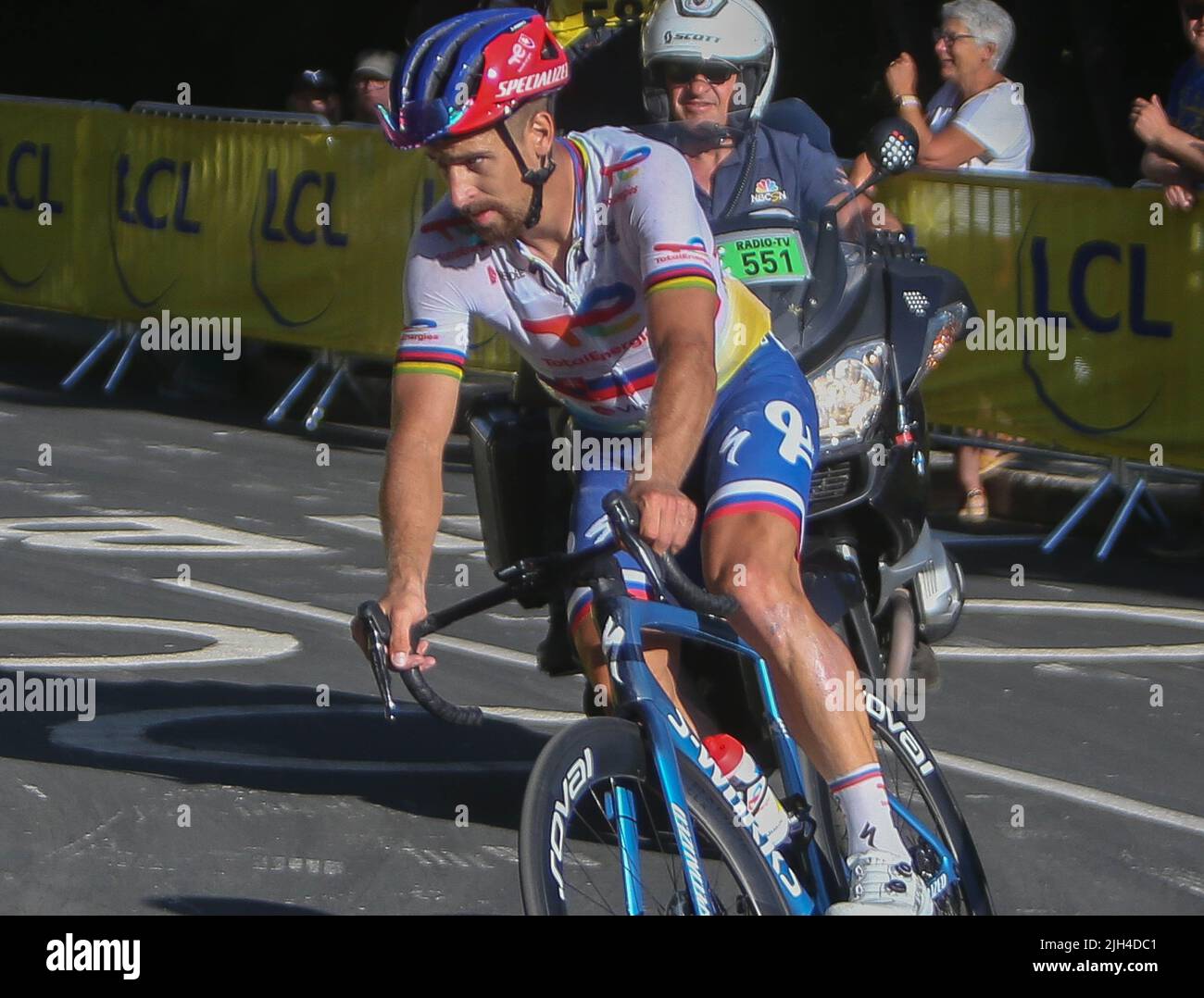 Peter Sagan of TotalEnergies during the Tour de France 2022, cycling race stage 12, Briancon