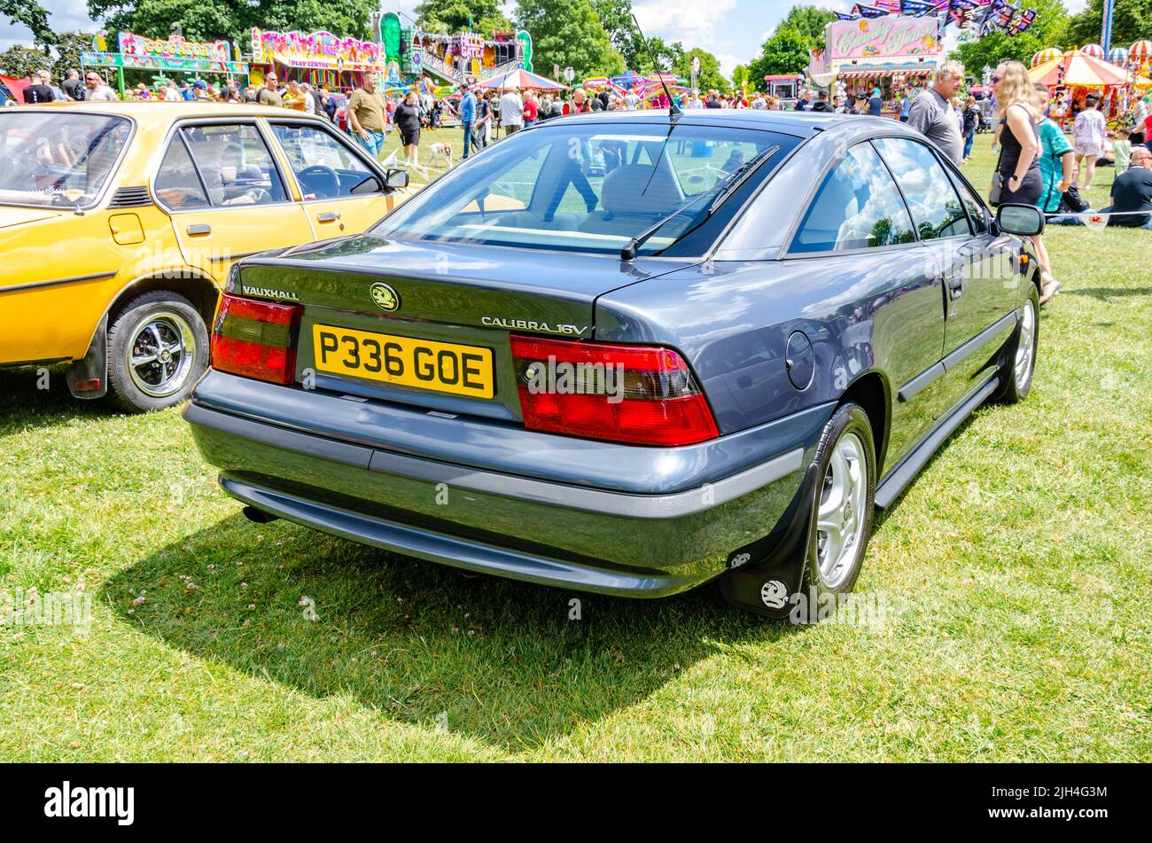 Rear view of a Vauxhall Calibra at The Berkshire Motor Show in Reading, UK Stock Photo