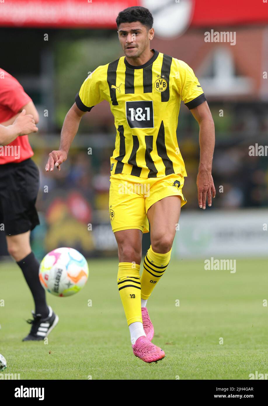 Exit, Germany. 14th July, 2022. firo : July 14th, 2022, football, 1st  Bundesliga, season 2022/2023, SC Verl - BVB, Borussia Dortmund Marco REUS,  BVB, single action Credit: dpa/Alamy Live News Stock Photo - Alamy