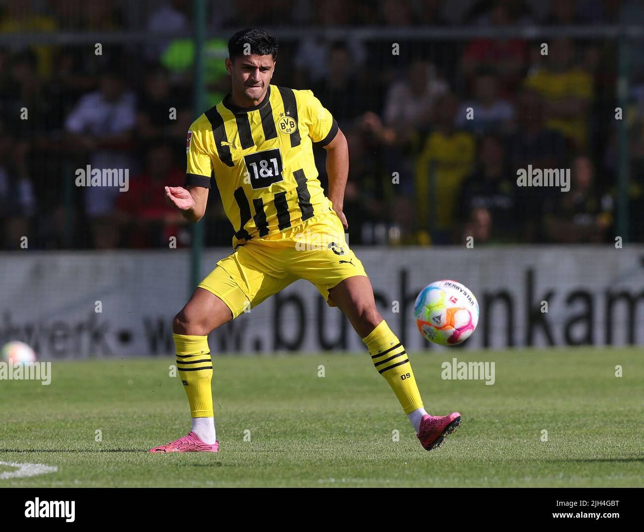 Exit, Germany. 14th July, 2022. firo : July 14th, 2022, football, 1st  Bundesliga, season 2022/2023, SC Verl - BVB, Borussia Dortmund Marco REUS,  BVB, single action Credit: dpa/Alamy Live News Stock Photo - Alamy