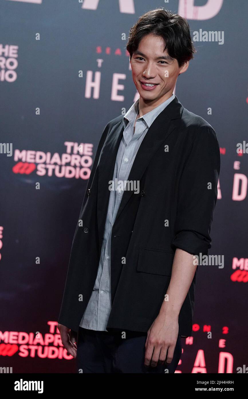 Actor Sota Fukushi attends the 'The Head 2' set filming photocall. July 13,  2022. (Photo by Acero/Alter Photos/Sipa USA Stock Photo - Alamy