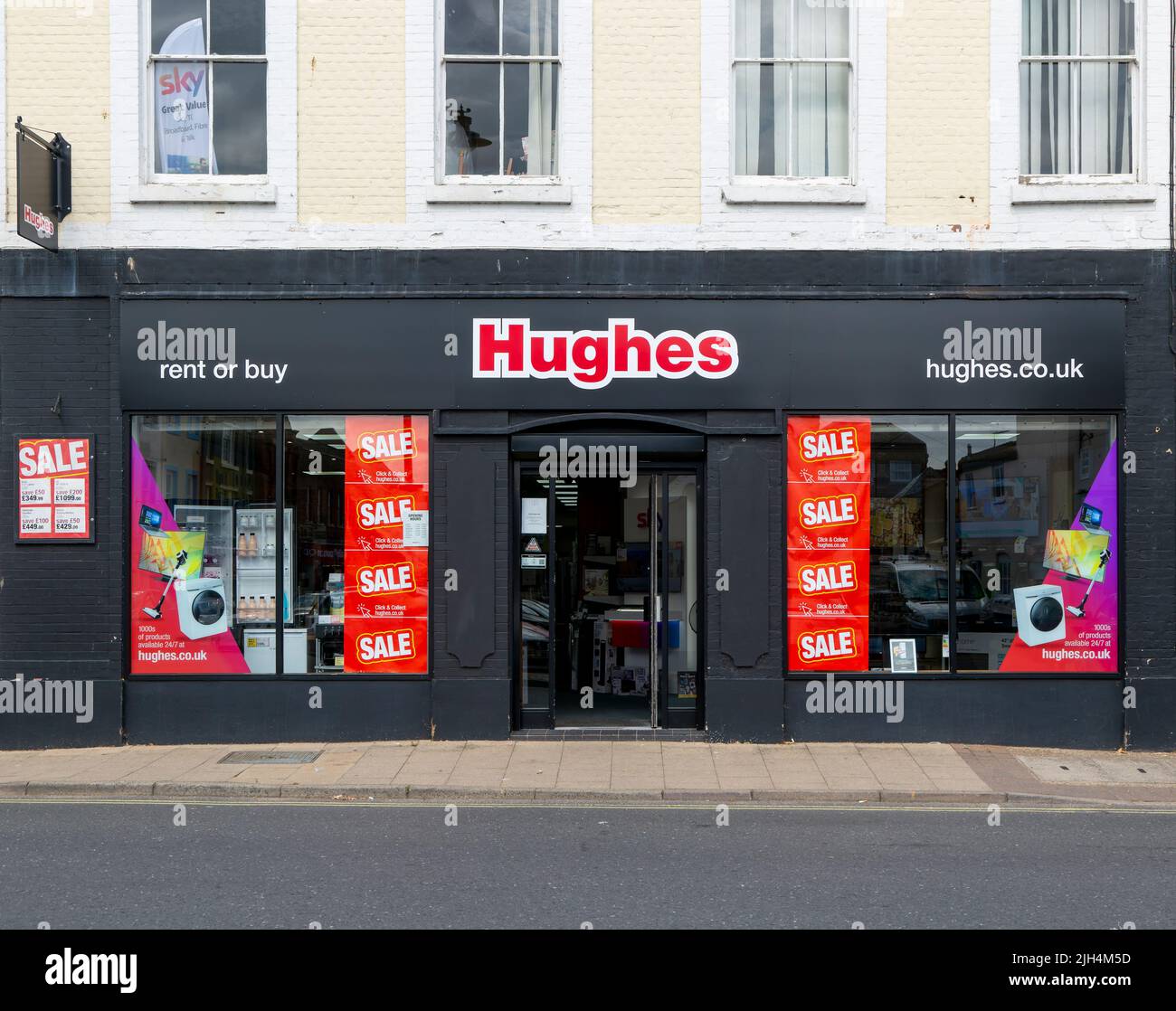 Hughes electrical shop, Beccles, Suffolk, England, UK Stock Photo Alamy