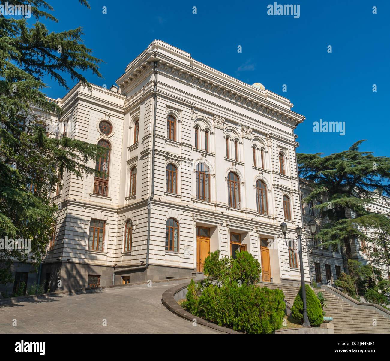 View of Tbilisi State University, established 1918. Education Stock