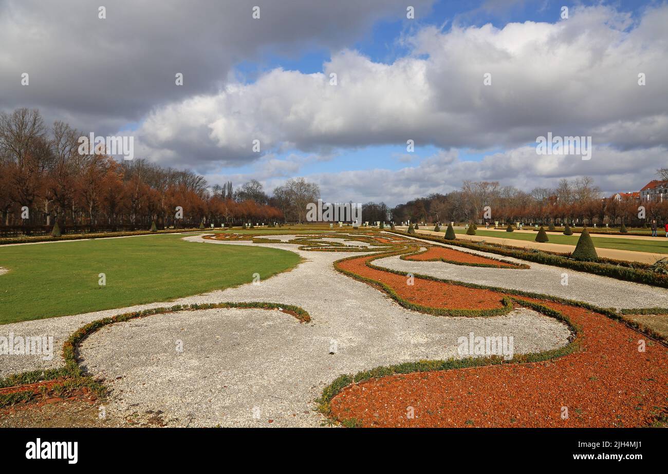 The Charlottenburg Palace garden - Berlin, Germany Stock Photo