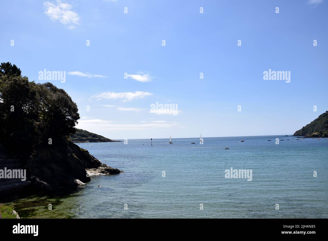 Kingsbridge Estuary, Salcombe, South Devon, UK July 2022 Stock Photo ...