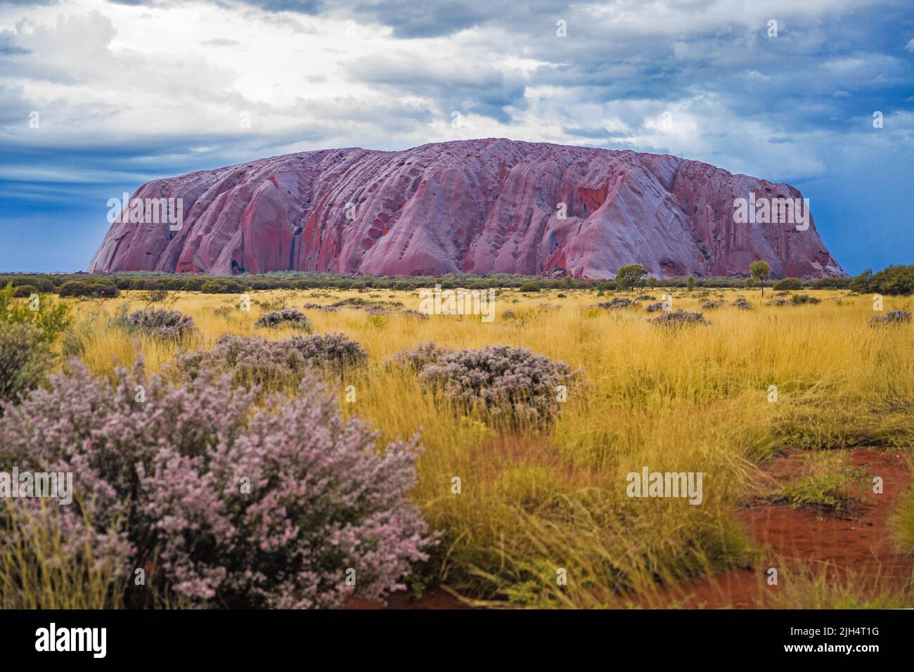 Ayers Rock, Uluru, Australia, Uluru-Kata Tjuta National Park Stock Photo
