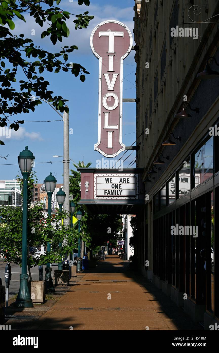Historic Tivoli Cinema, Delmar Loop, St. Louis, Missouri, United States