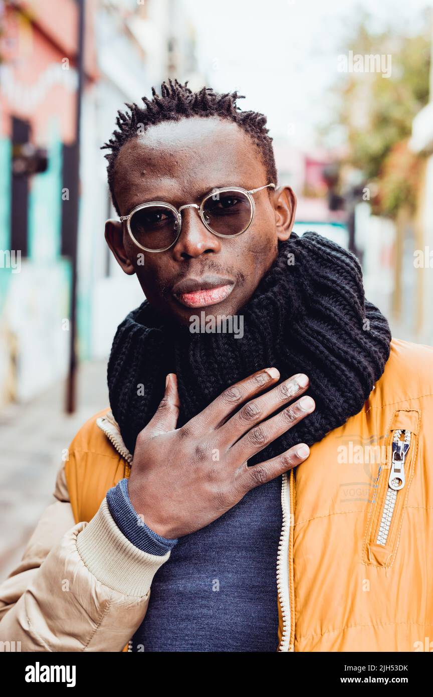 Black african man hi-res stock photography and images - Alamy