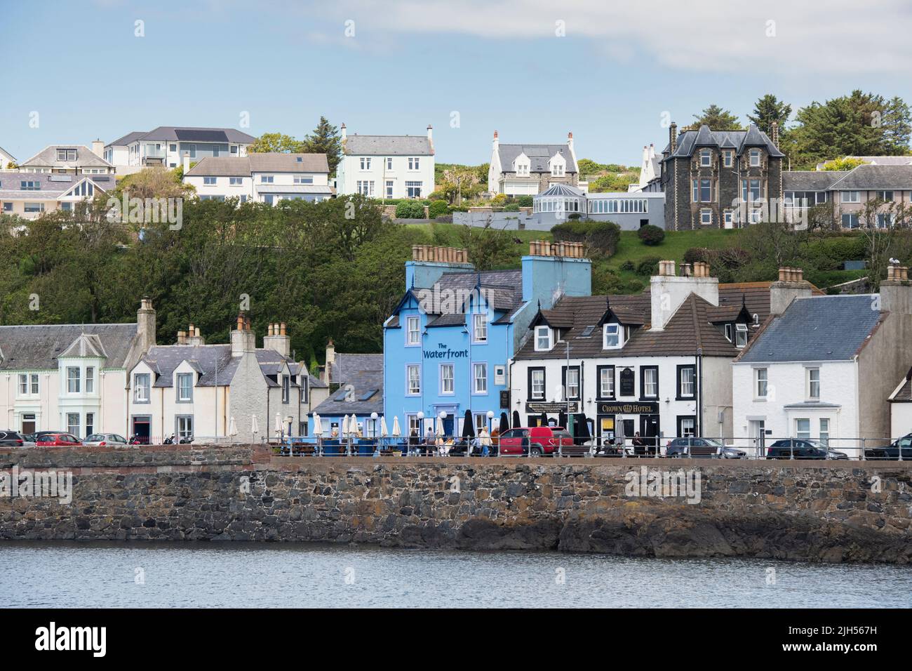 Portpatrick in summer. Wigtownshire, Dumfries and Galloway, Scotland. Stock Photo