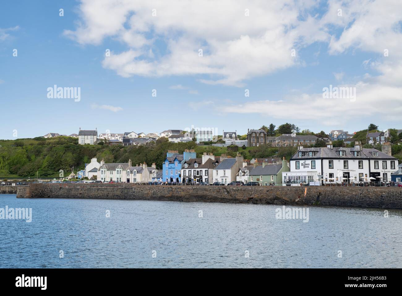 Portpatrick in summer. Wigtownshire, Dumfries and Galloway, Scotland. Stock Photo