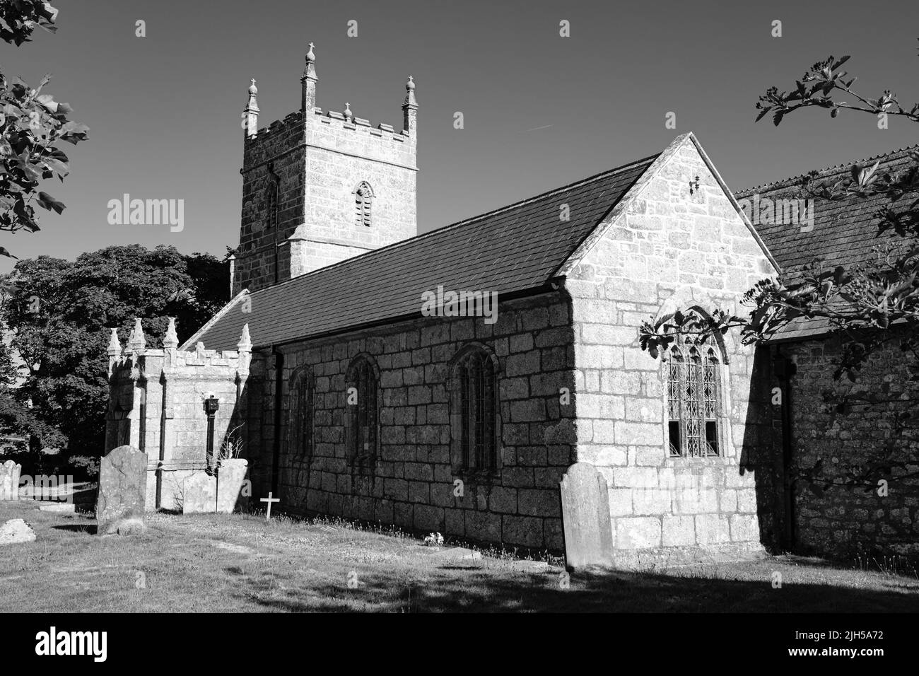 Wendron: St Wendrona Parish Church, Cornwall Stock Photo
