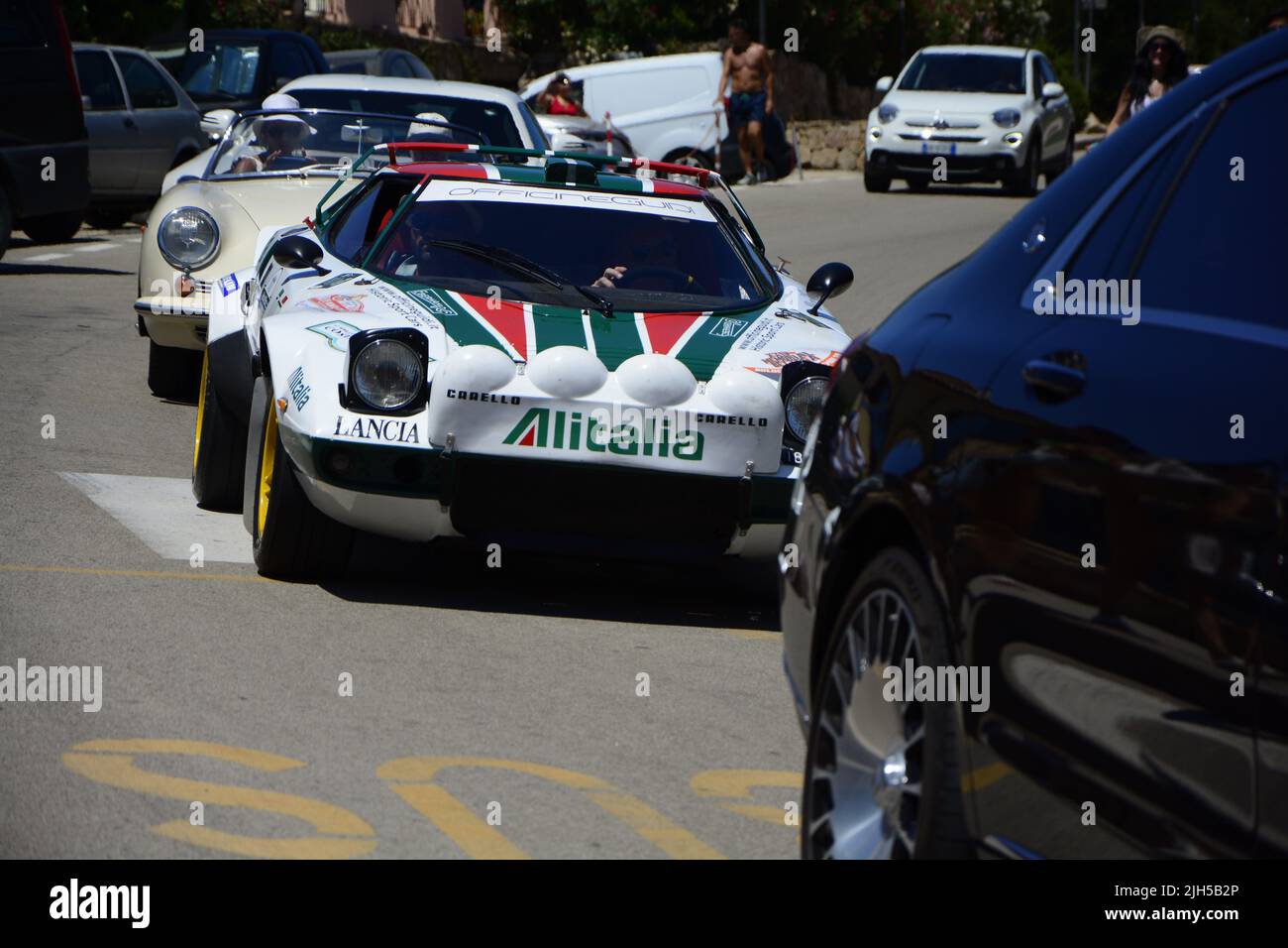 POLTU QUATU - ITALY - JUL 9 - 2022 : Lancia stratos livrea alitalia Poltu  Quatu Classic Stock Photo - Alamy