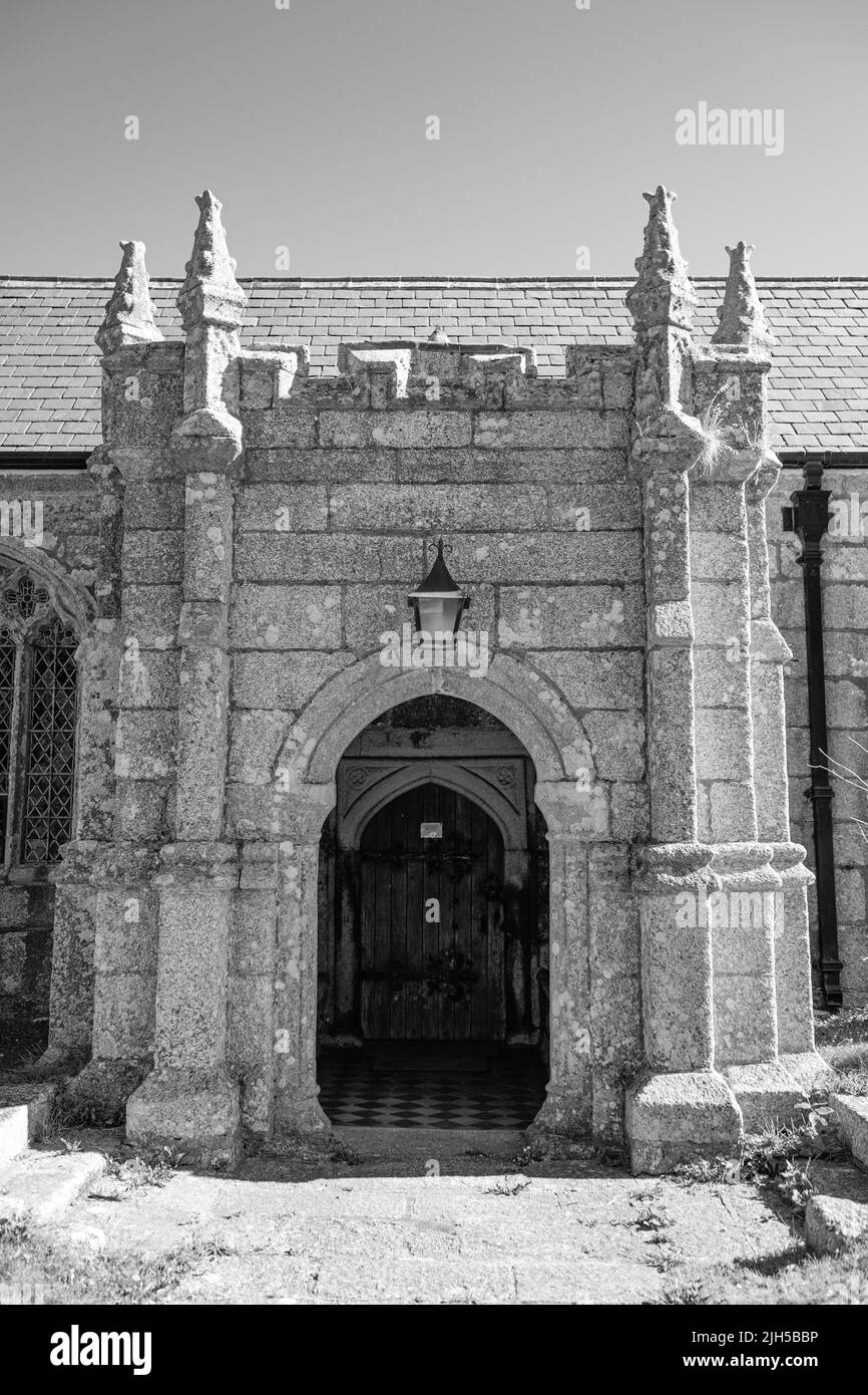 Wendron: St Wendrona Parish Church, Cornwall Stock Photo