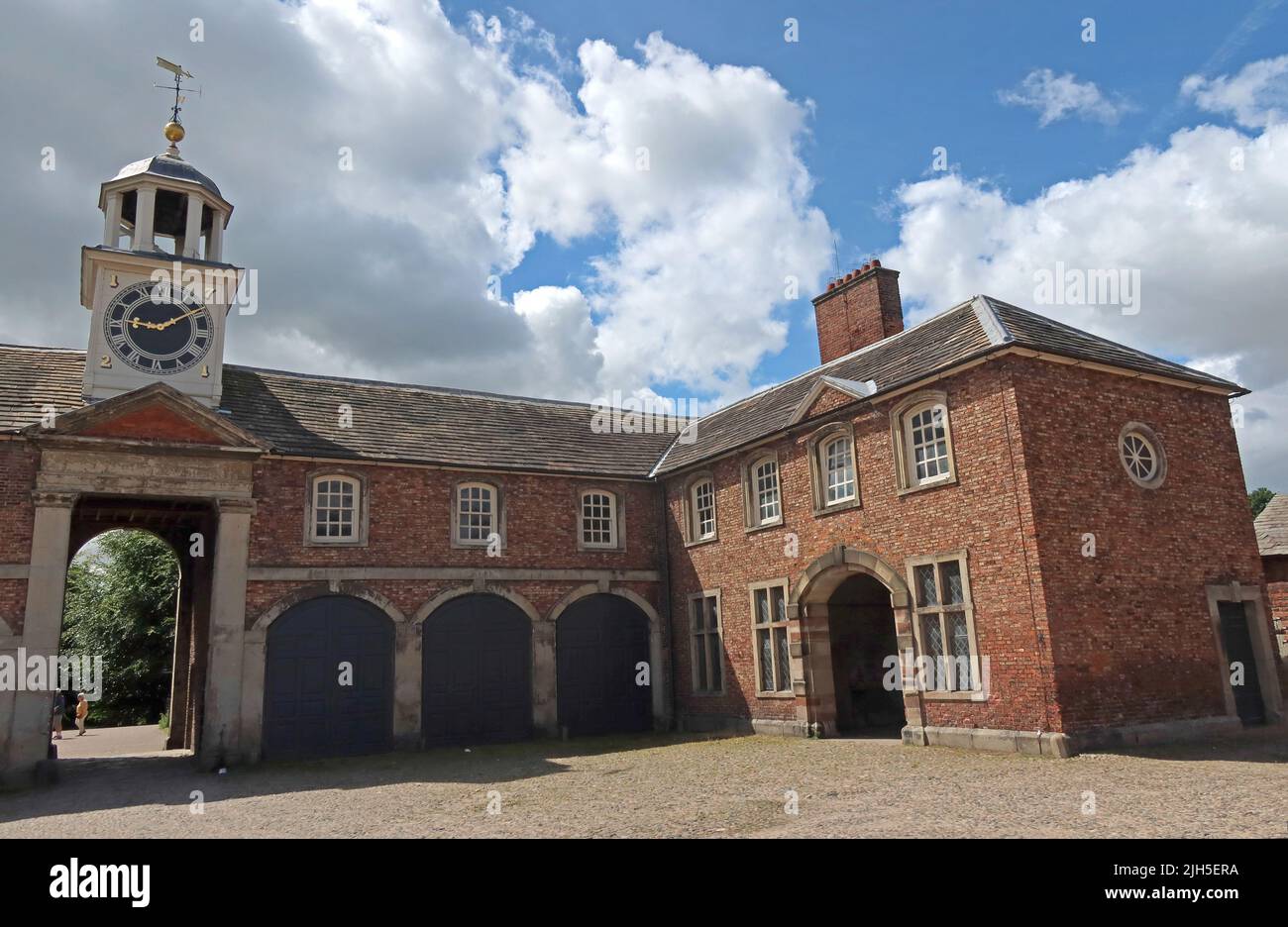 Dunham Massey, NT hall and gardens, Dunham town, Bowden, Altrincham, Cheshire, England, UK,  WA14 4SJ Stock Photo